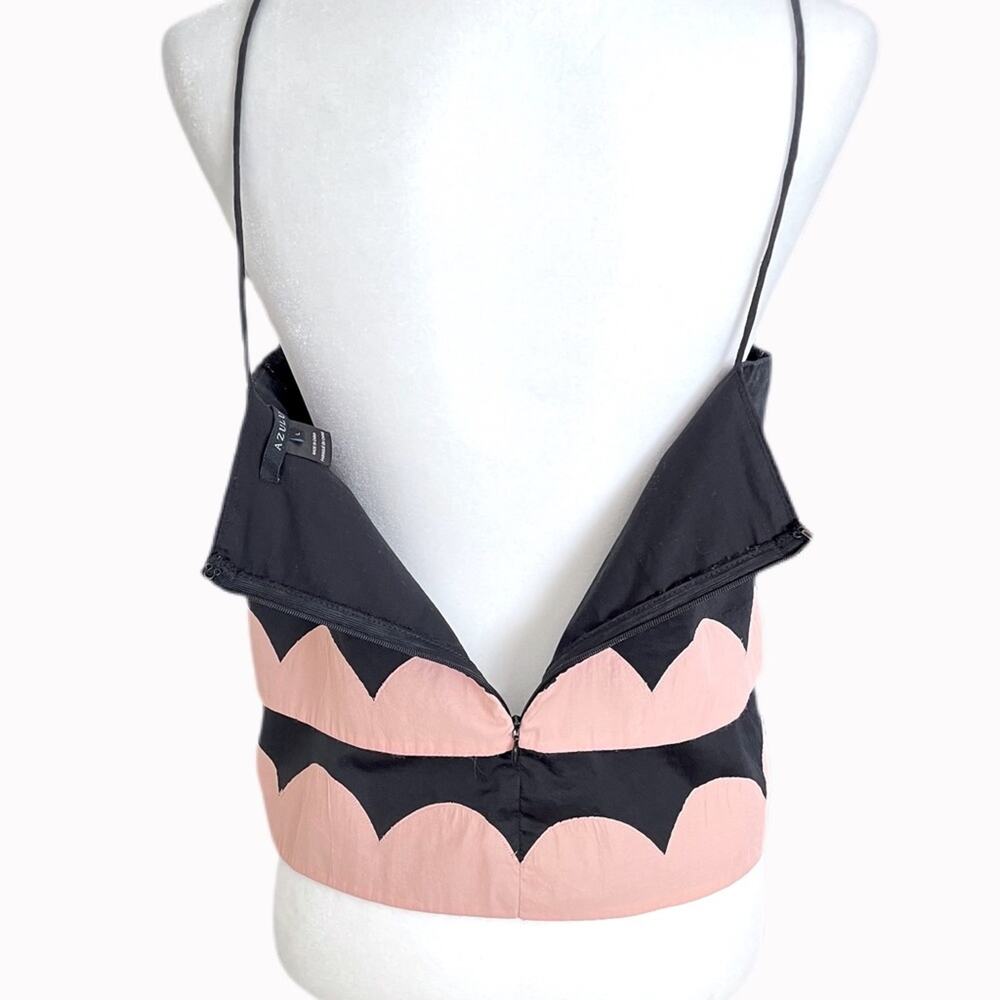 Azulu Baby Doll Black and Pink Tank Sz L - Picture 3 of 5